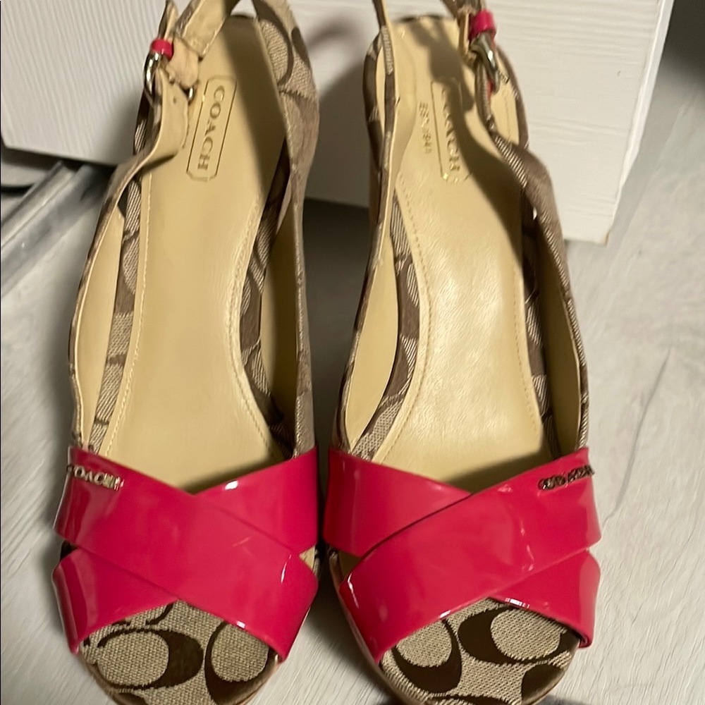 Coach Women's Pink Sandals